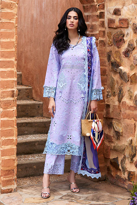 Mushq Luxury Lawn 2024 - Te Amo Pakistani Suits - CIAO COUTURE a