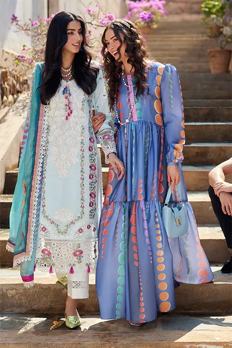 Mushq Luxury Lawn 2024 - Te Amo Pakistani Suits - LUCCA LURE b