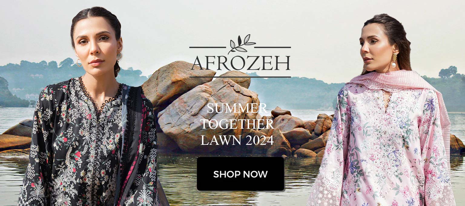 Summer Together Lawn pakistani suits by Afrozeh