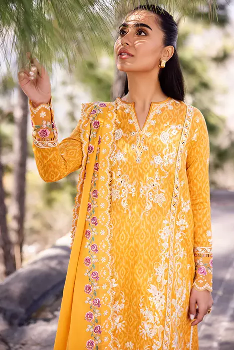 Zaha Lawn Pakistani dress