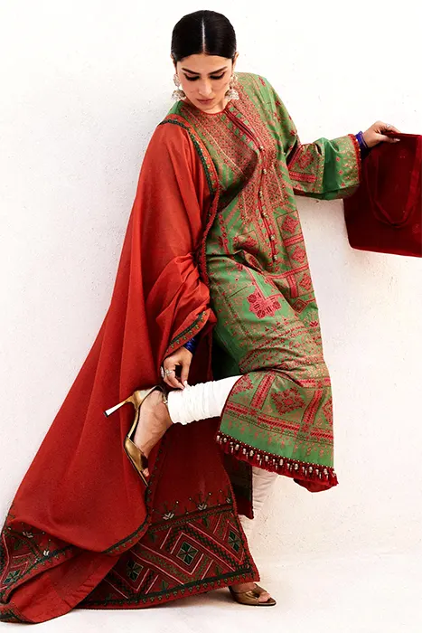 Zara Shahjahan Luxury Lawn 2024 Pakistani Suit - DIYA-2B b
