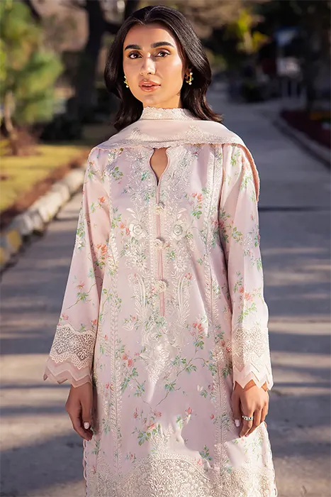 9-Zaha Lawn 2024 Pakistani Suits - ASEMA (ZL24-04 A) b