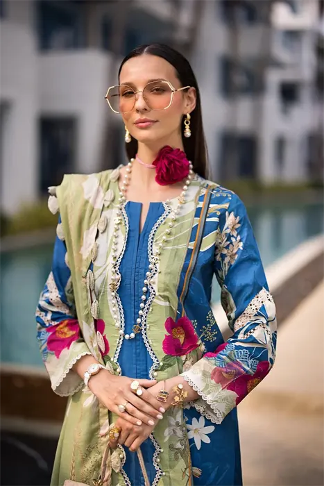 Elaf collection 2024 Pakistani Suit EOP 08B WHIMSY TOSCANA D