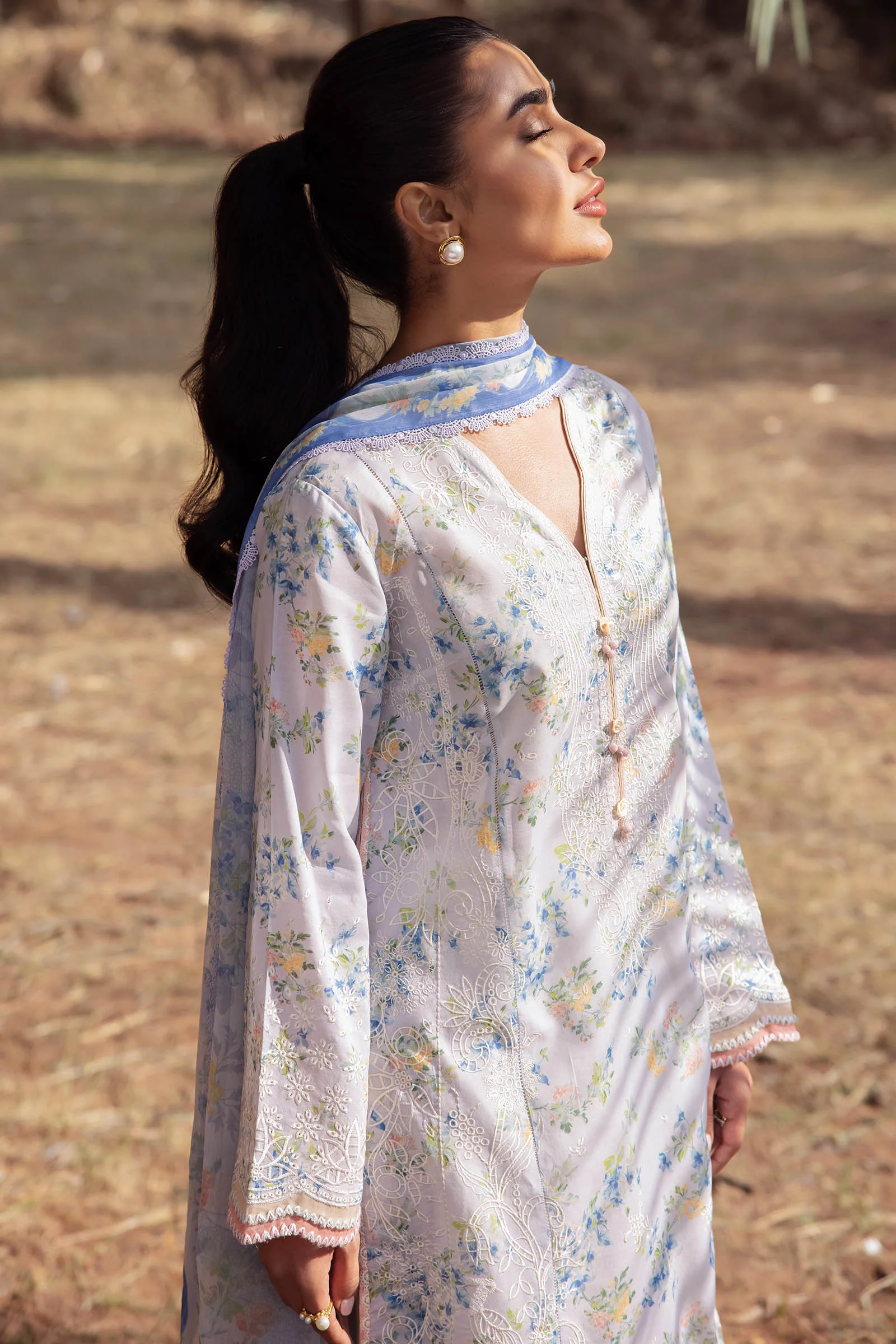 Zaha Lawn 2024 Pakistani Suits - AYSEL (ZL24-03 B) b