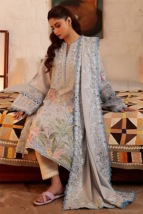 Zaha Lawn 2024 Pakistani Suits -ELA (ZL24-01 B) b