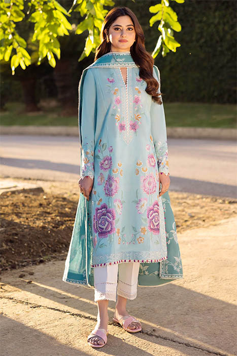 Zaha Lawn 2024 Pakistani Suits - GIZEM (ZL24-14 B) a