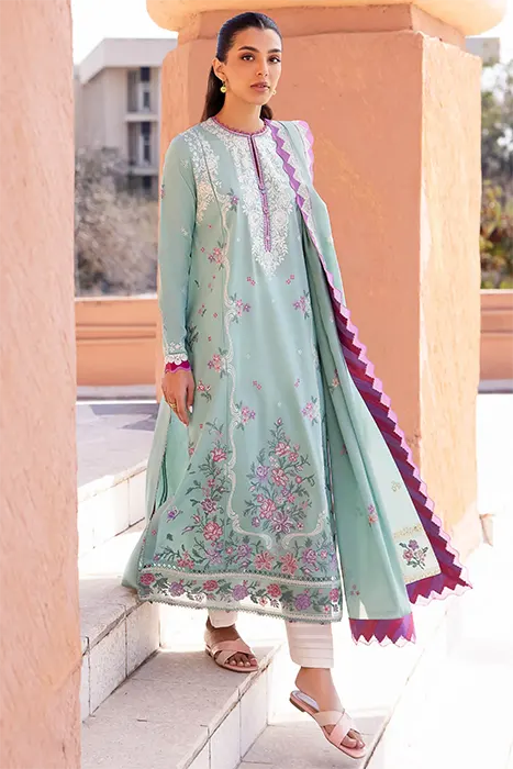 Zaha Lawn 2024 Pakistani Suits -LARMINA (ZL24-02 A) b