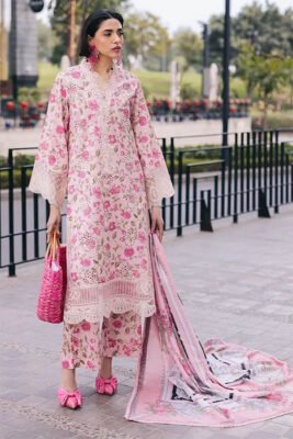 Pastel Pink lawn suits