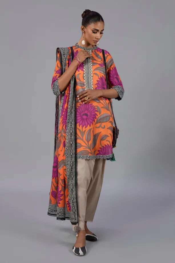 Sana Safinaz Mahay Lawn 2020 Design 3A 100% Original 2 pieces Lawn Suit 
